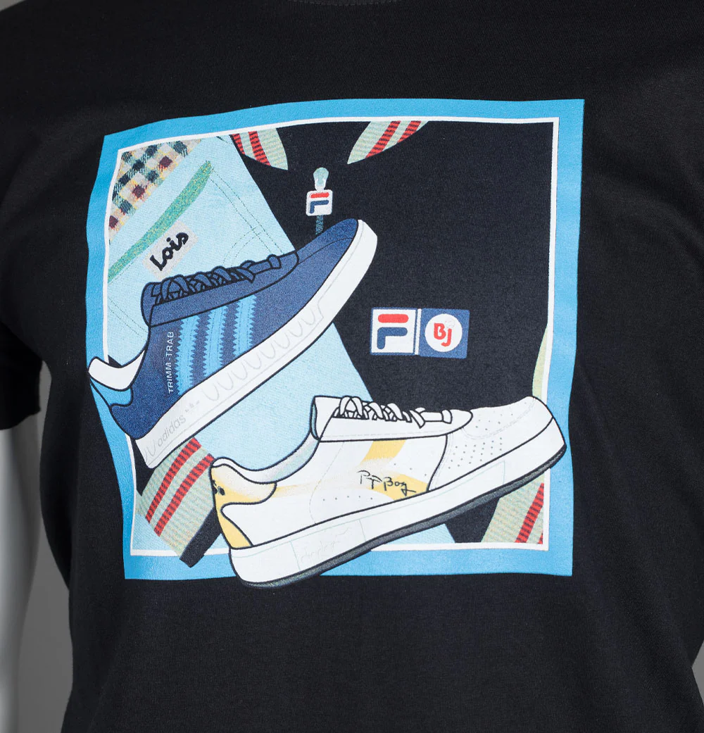 80s Casuals 'Dig The New Breed' T-Shirt Black - Image 3