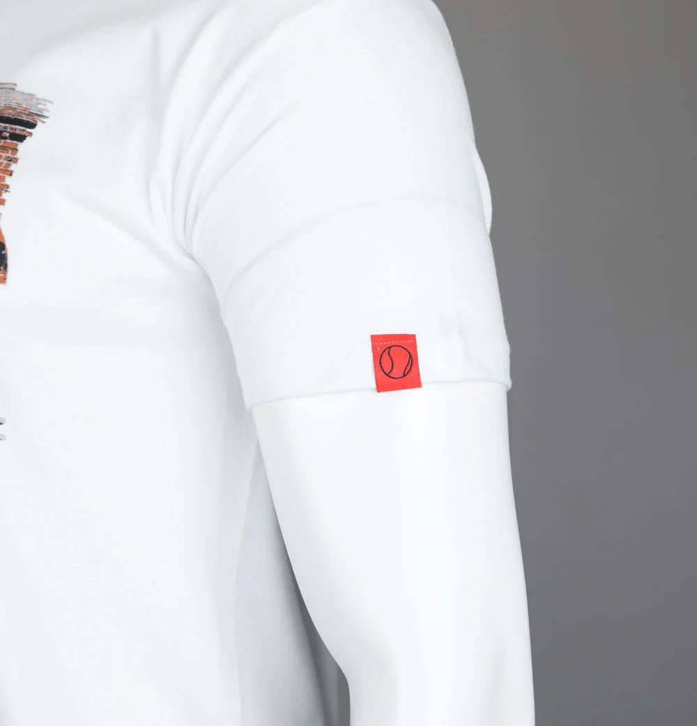 80s Casuals Phone Box T-Shirt White - Image 4