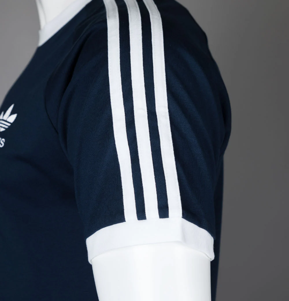 Adidas Adicolor 3-Stripes T-Shirt Night Indigo - Image 4