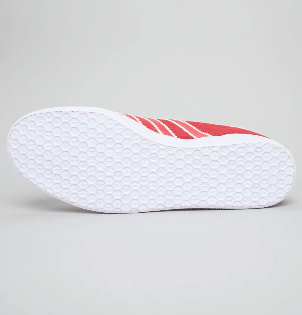 Adidas Gazelle Trainers Red/Future White - Image 6