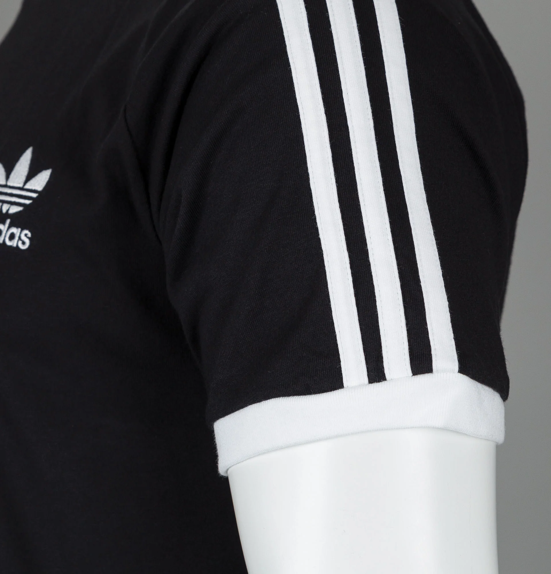 Adidas 3-Stripes T-Shirt Black - Image 4
