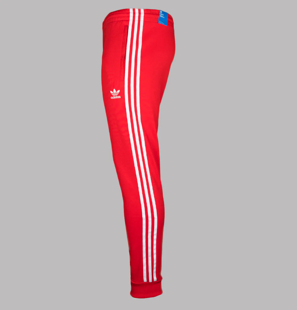Adidas Primeblue Superstar Track Pants Red/White