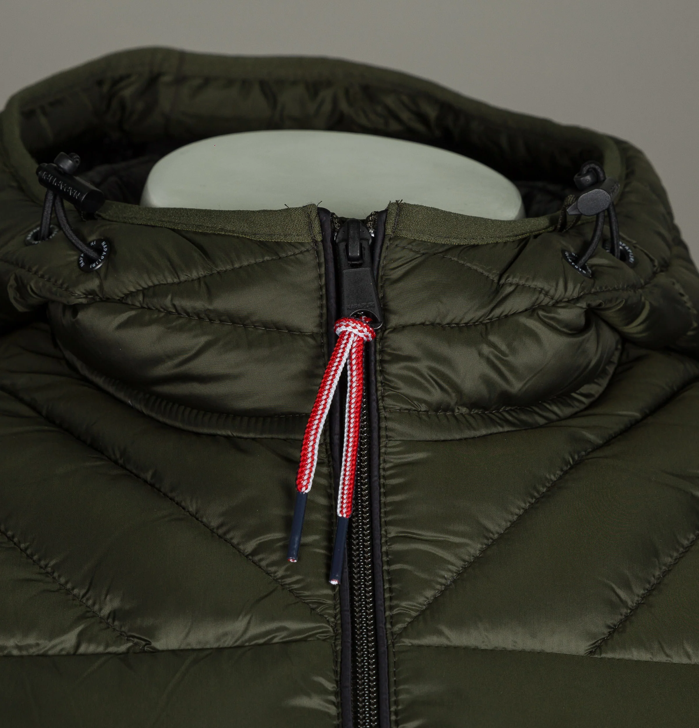 Napapijri Aerons Hooded Padded Jacket Green Forest - Image 3