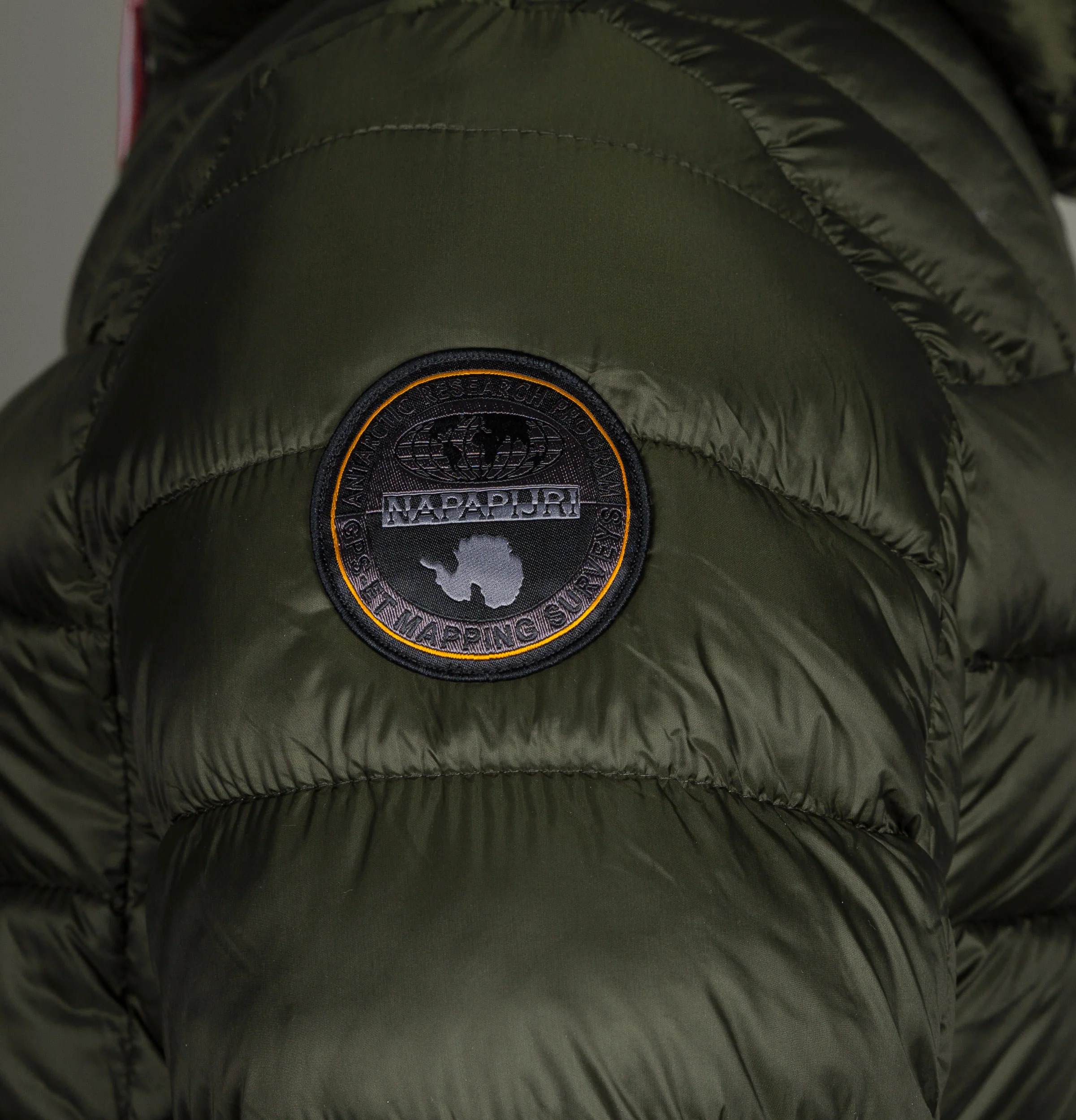 Napapijri Aerons Hooded Padded Jacket Green Forest - Image 4