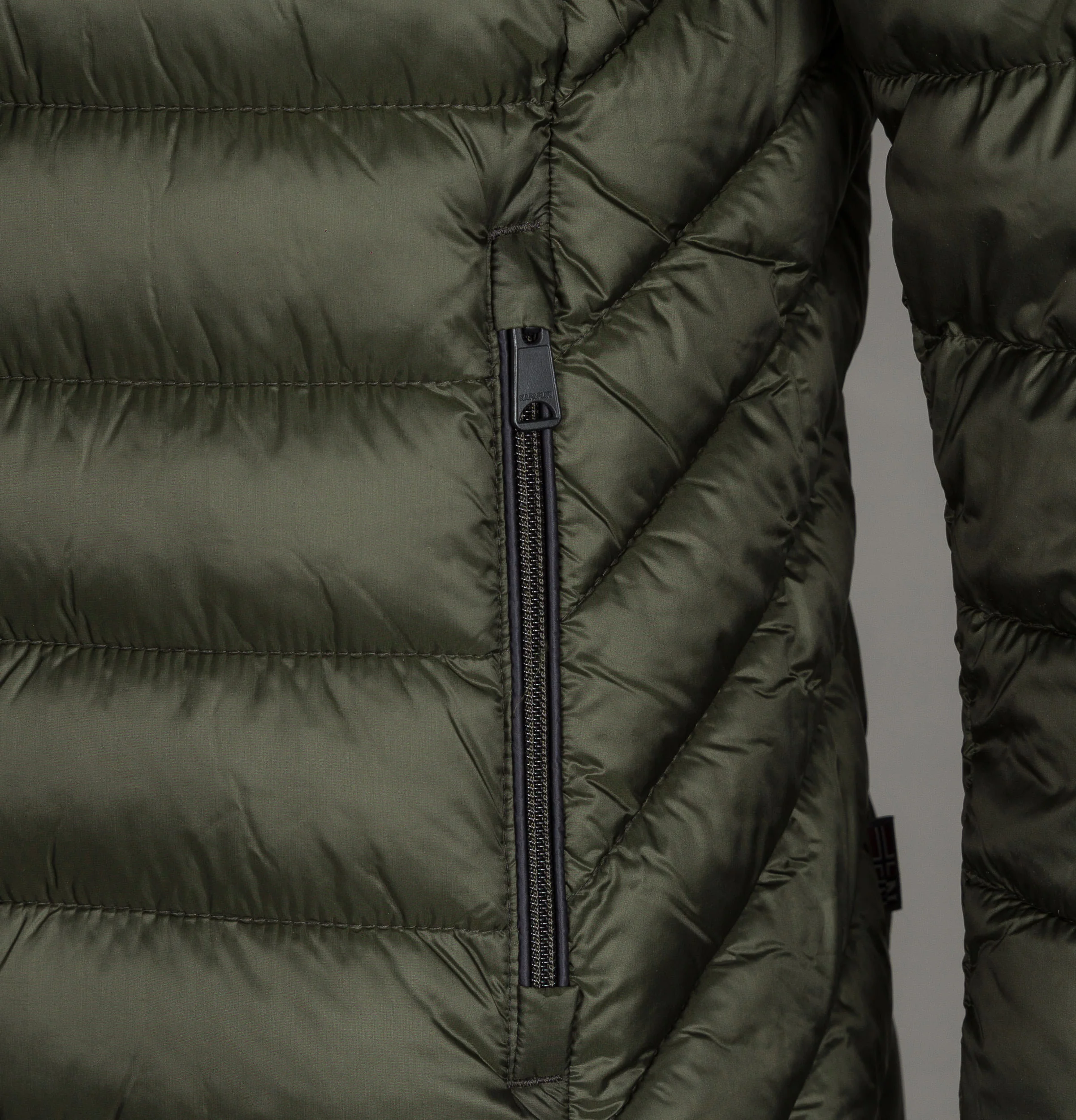 Napapijri Aerons Hooded Padded Jacket Green Forest - Image 5