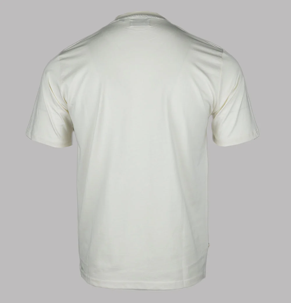 Aquascutum Club Check Details T-Shirt Old White - Image 2
