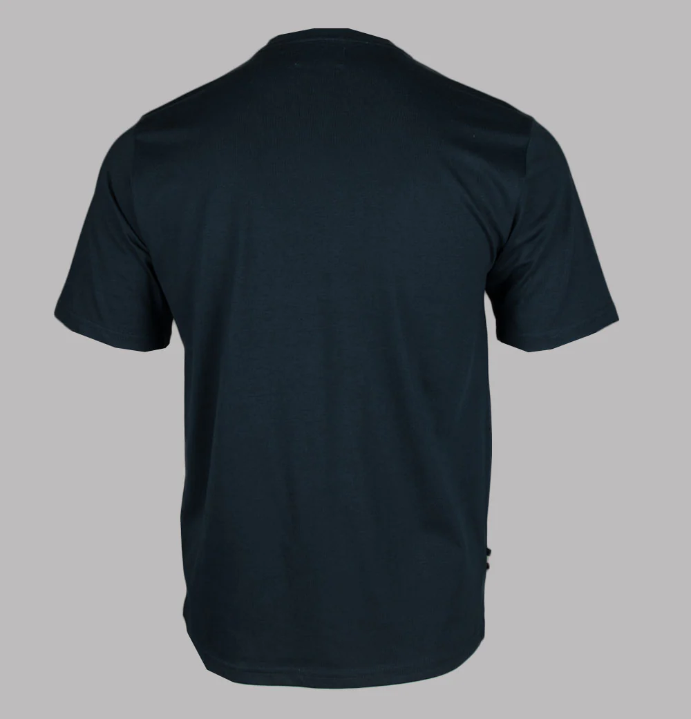 Aquascutum Macro Club Check Pocket T-Shirt Navy - Image 2
