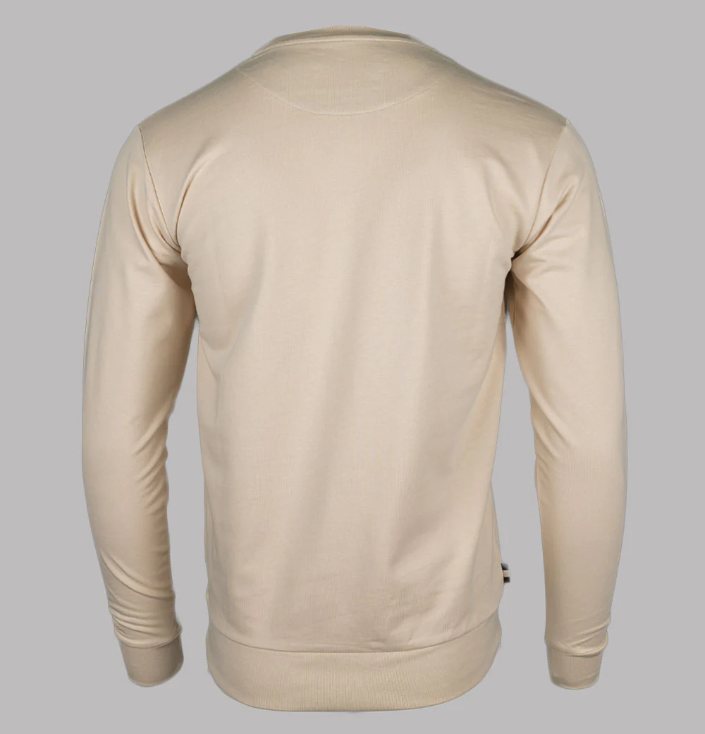 Aquascutum Small Logo Sweatshirt Beige - Image 2
