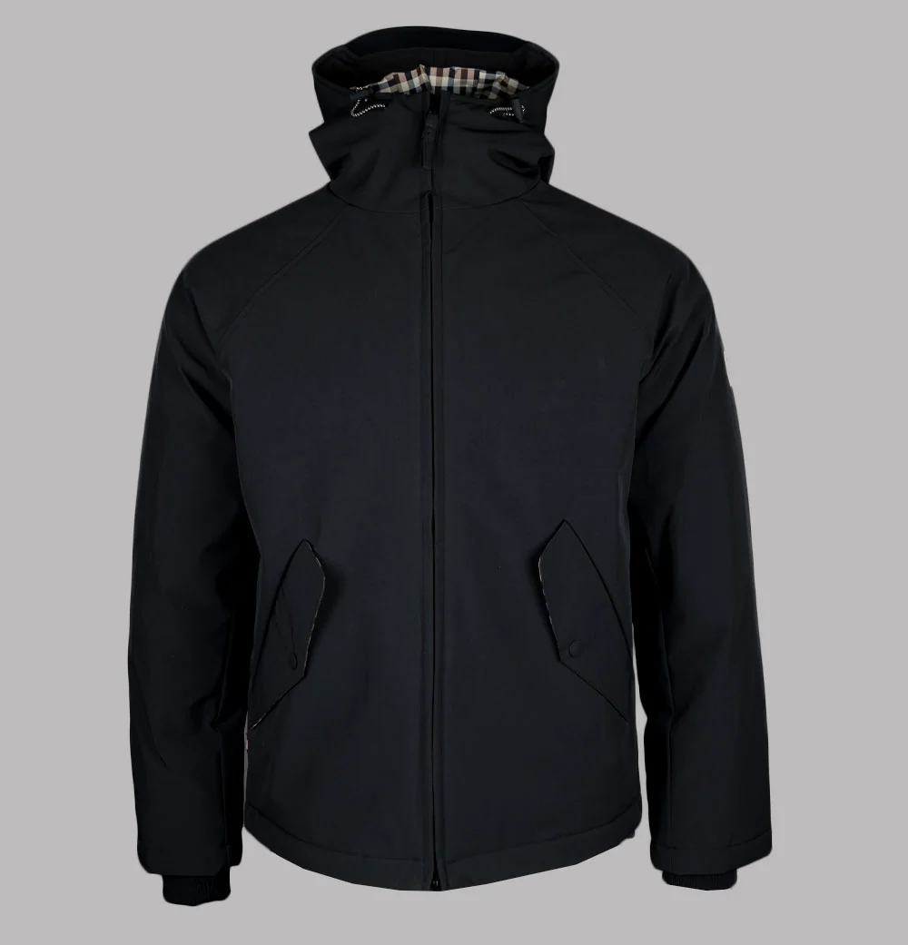 Aquascutum Soft Shell Mid Parka Black