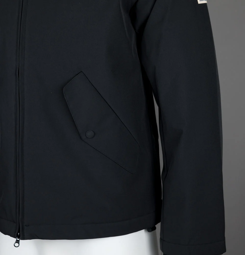 Aquascutum Soft Shell Mid Parka Black - Image 3