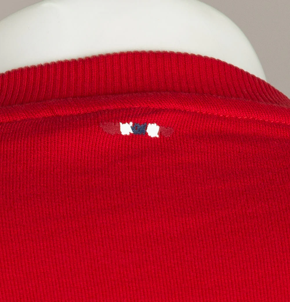 Napapijri Bastia Sweatshirt Bright Red - Image 5