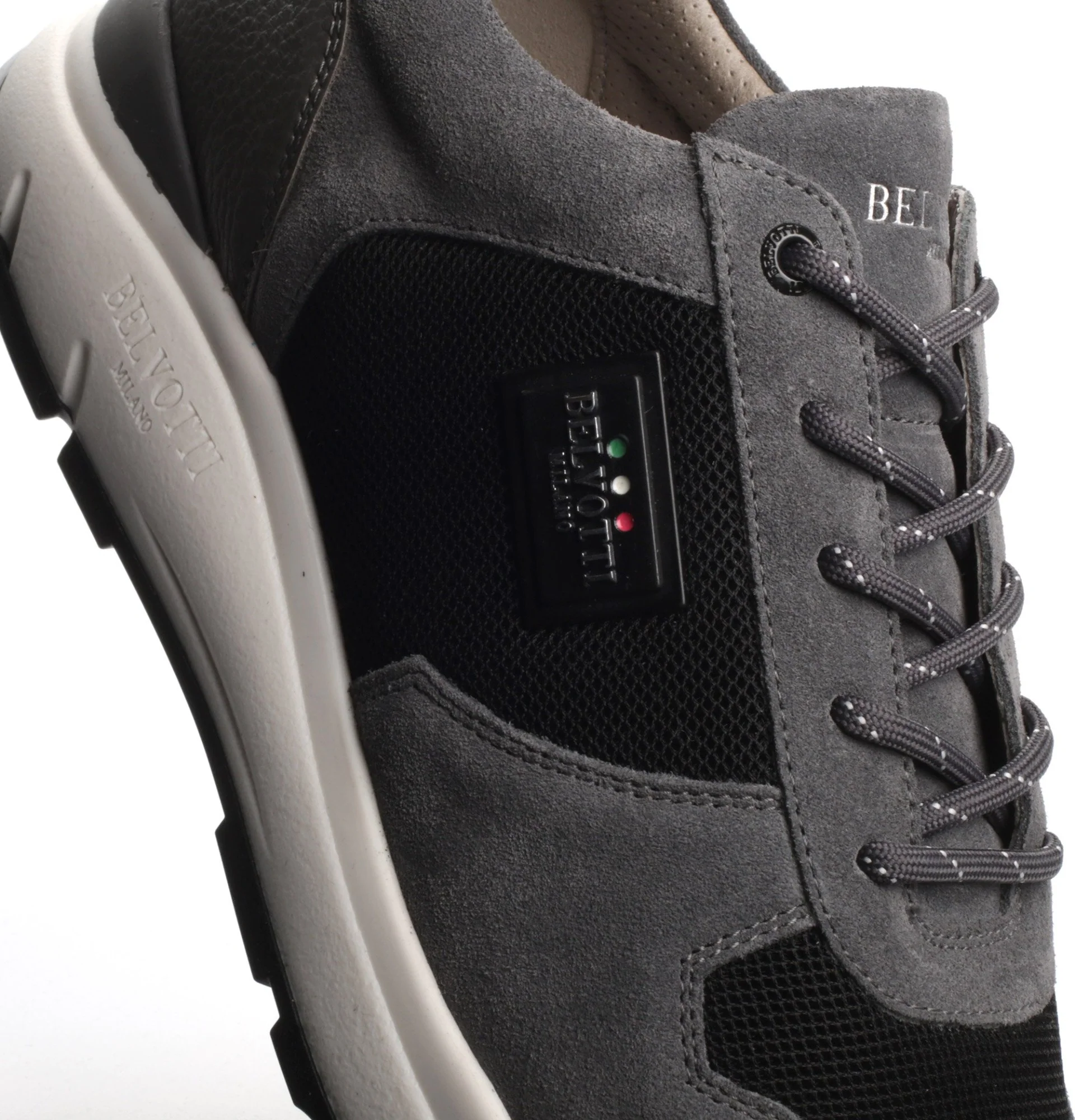 Belvotti Bertini Trainers Grey - Image 4
