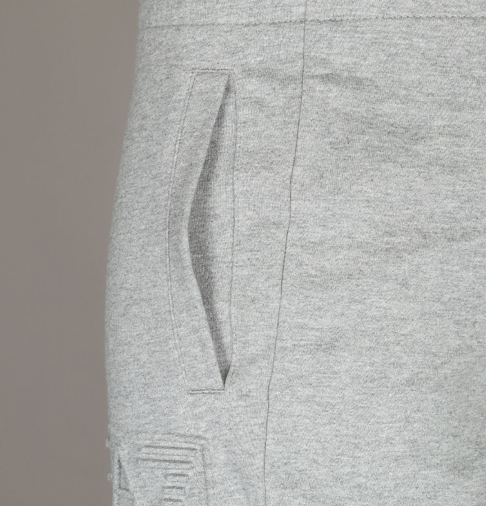 EA7 Bold Raised Logo Joggers Grey - Image 5