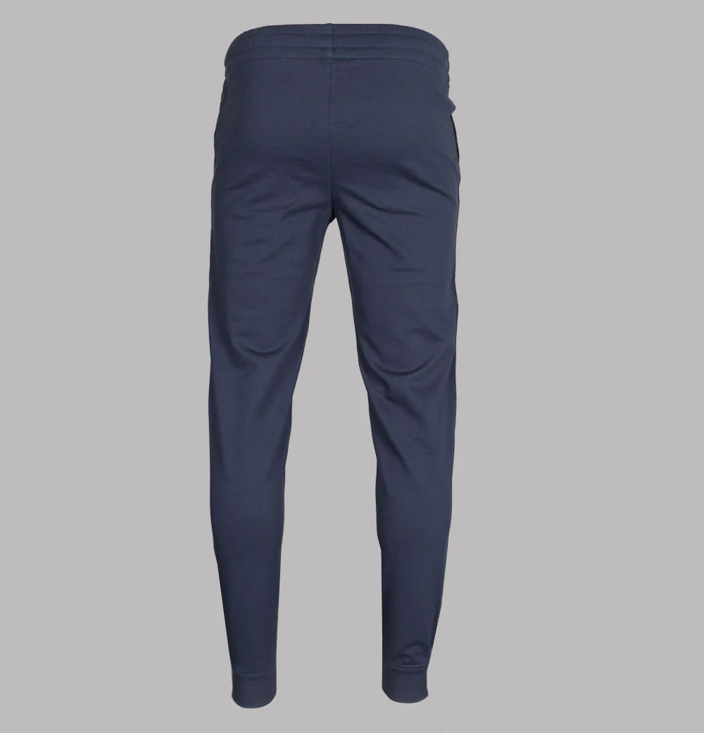 EA7 Bold Raised Logo Joggers Navy Blue - Image 3