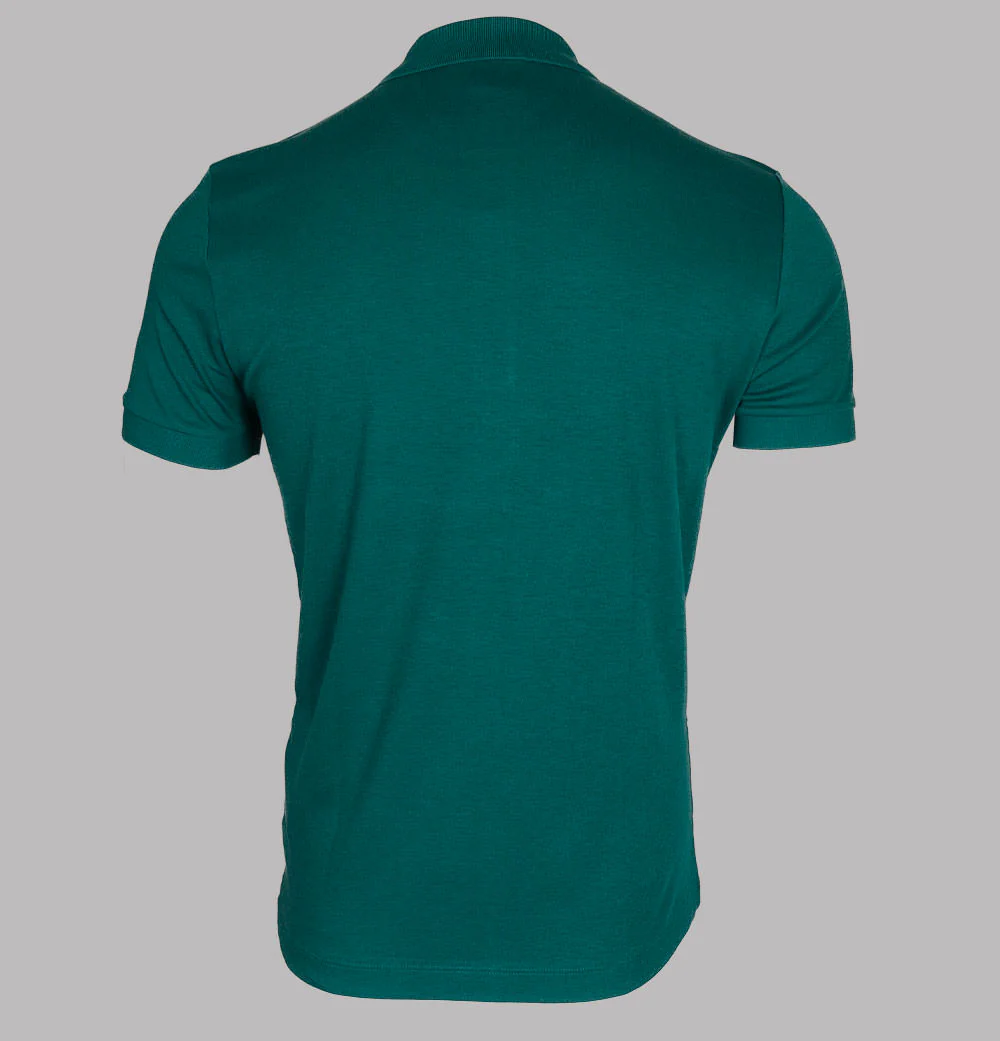 Lacoste Cotton Jersey Polo Shirt Green - Image 2