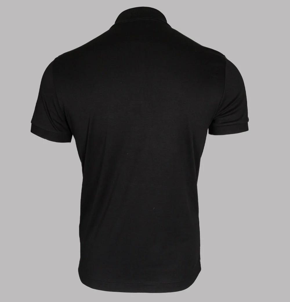 Lacoste Cotton Jersey Polo Shirt Black - Image 2