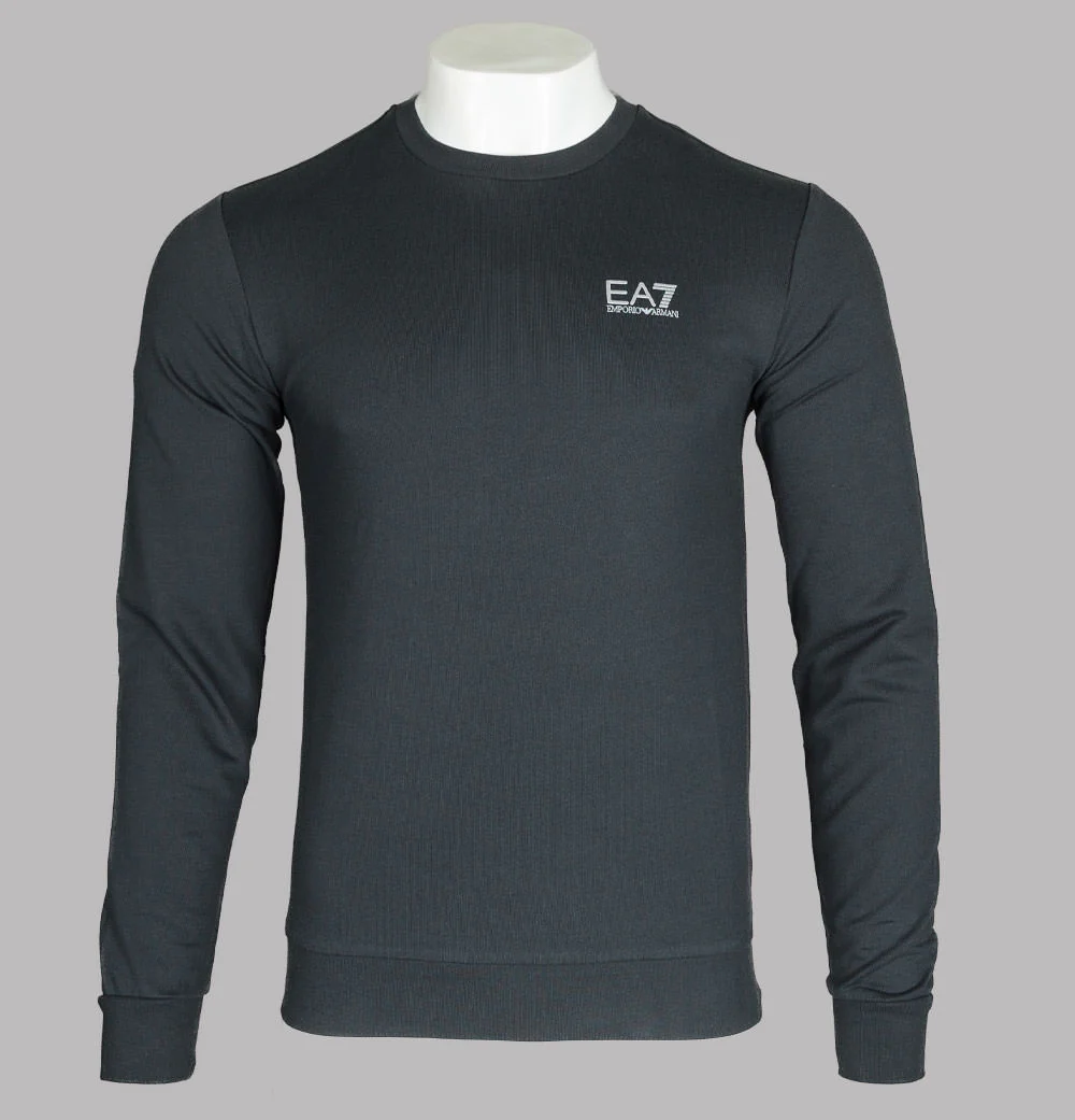 EA7 Crew Neck Core Sweatshirt Night Blue