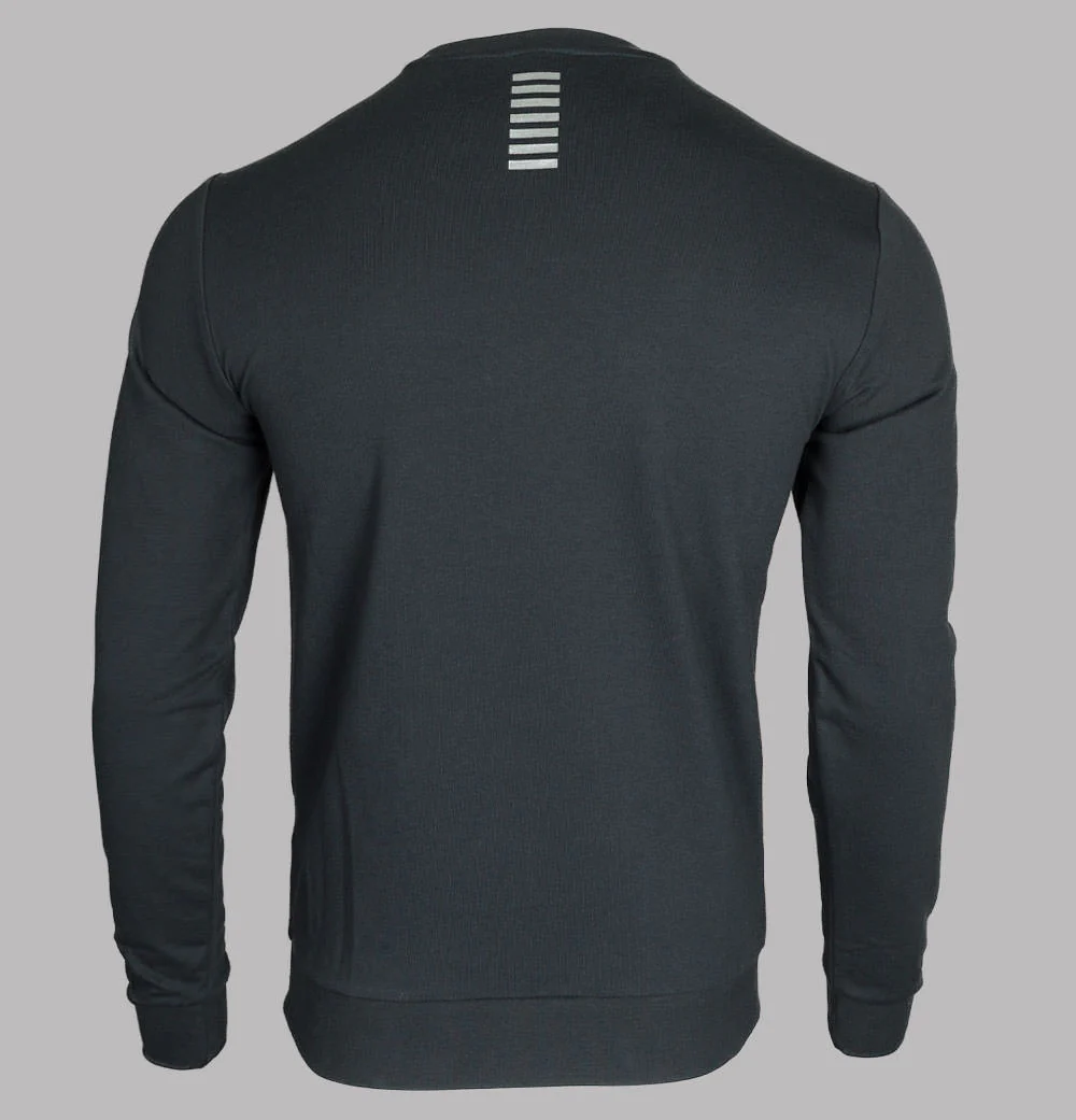 EA7 Crew Neck Core Sweatshirt Night Blue - Image 2