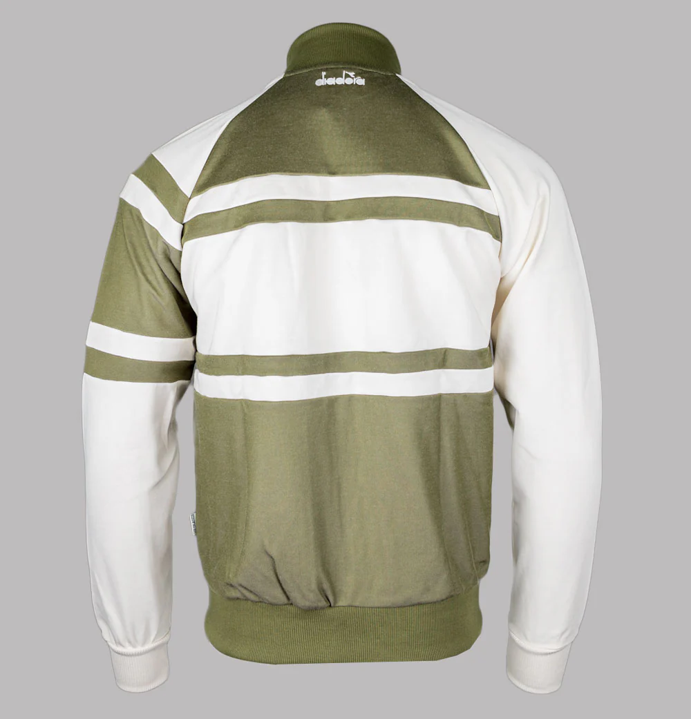 Diadora 80s Track Jacket Kiwi Green - Image 2