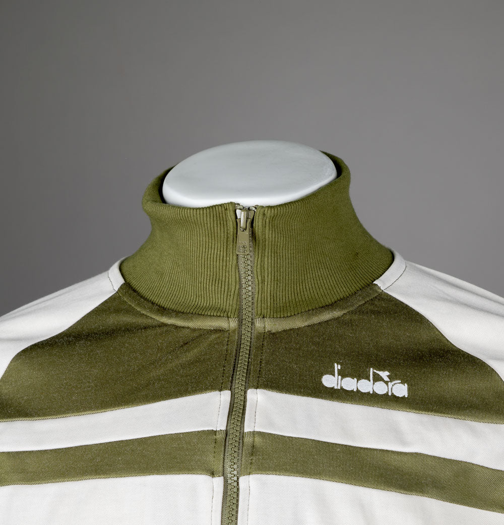 Diadora 80s Track Jacket Kiwi Green - Image 3