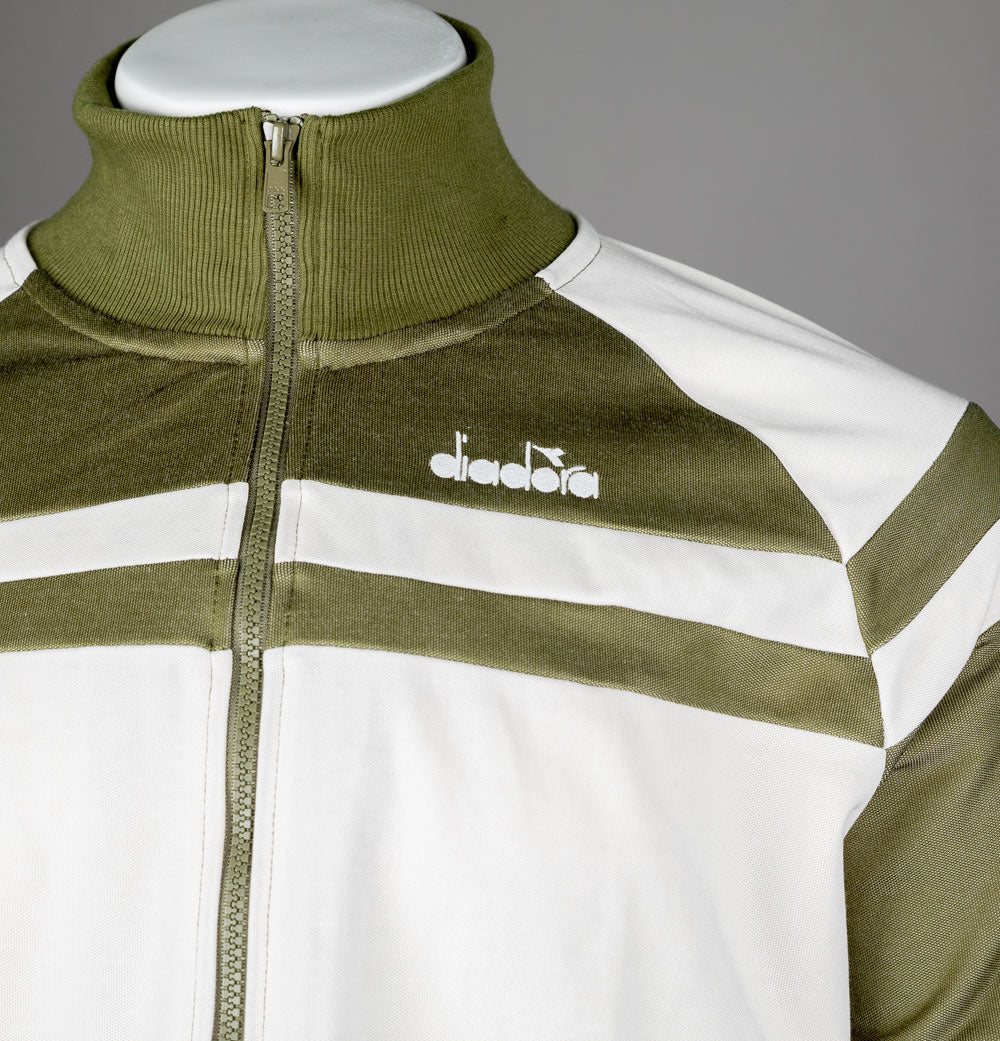 Diadora 80s Track Jacket Kiwi Green - Image 4