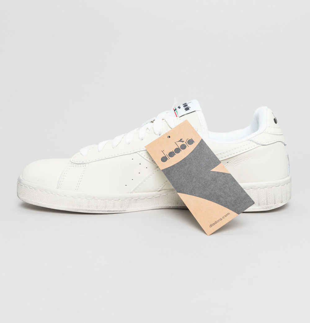 Diadora Game L Low Waxed Trainers White - Image 4