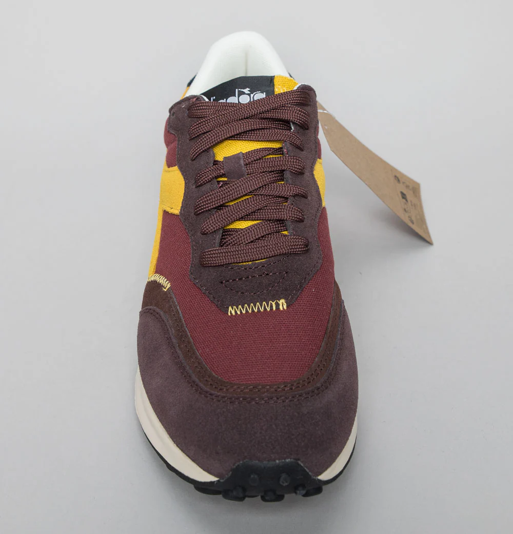 Diadora Race Suede Trainers Seal Brown/Cinnamon - Image 3