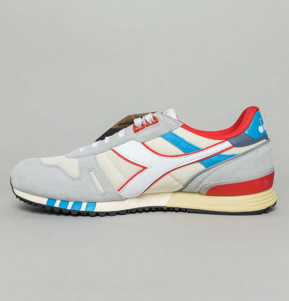 Diadora Titan Trainers Pristine/Whitecap Grey - Image 4