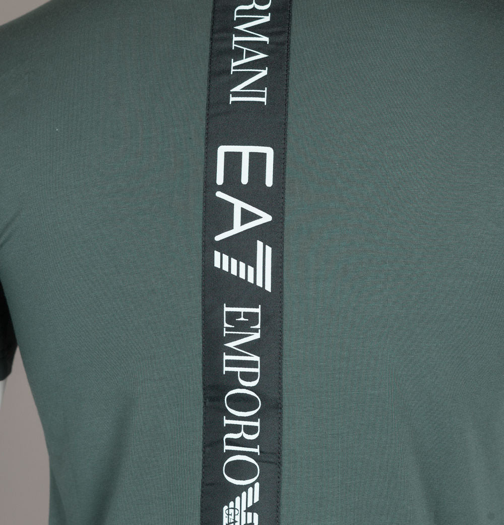 EA7 Back Repeat Logo Taping T-Shirt Urban Chic - Image 3