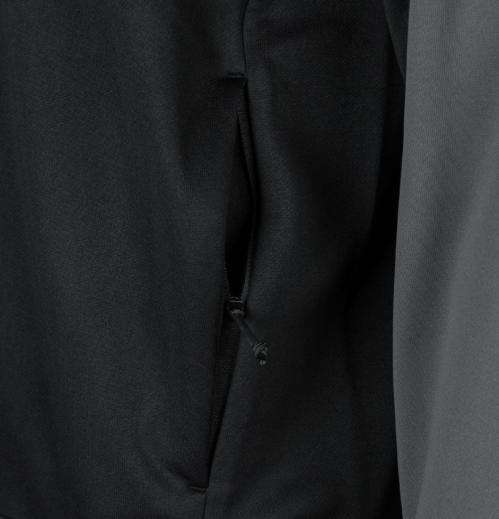 EA7 Colour Block Technical Fabric Sweatshirt Black - Image 4