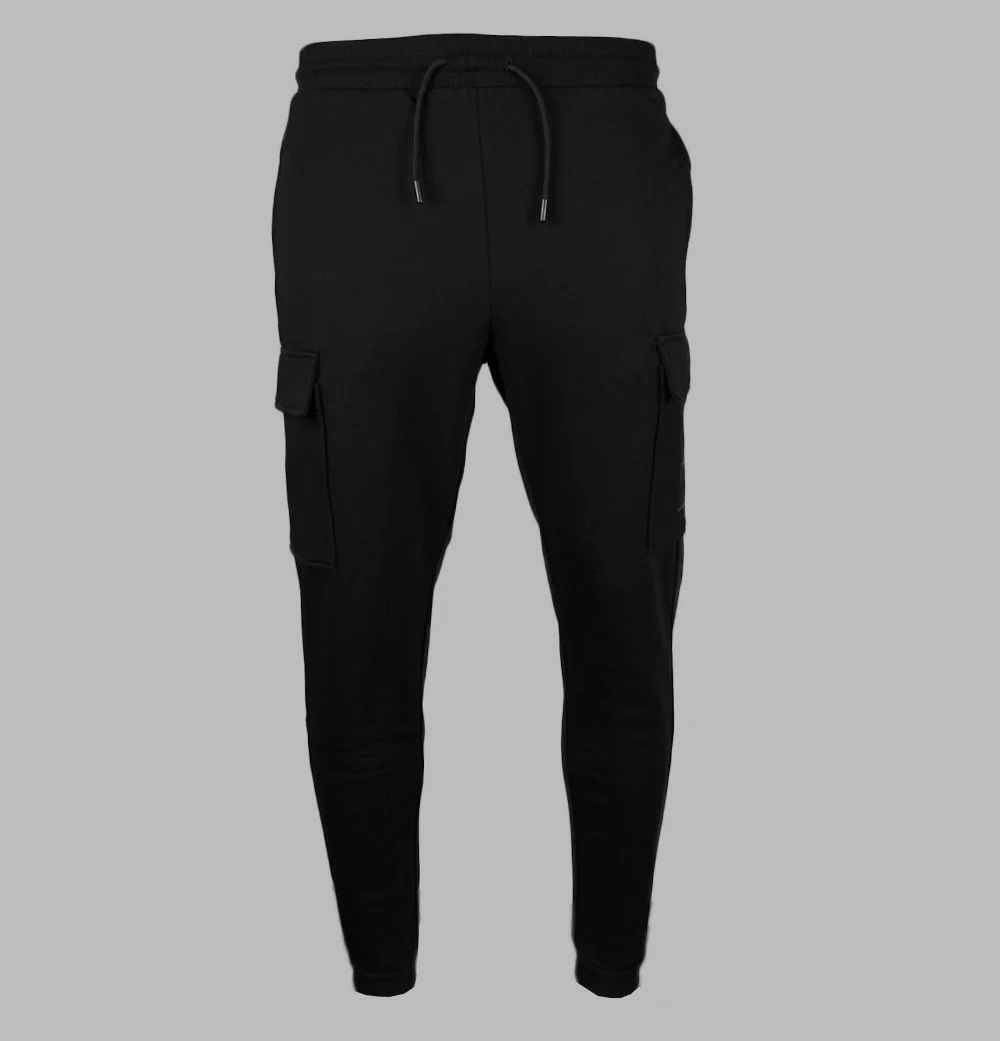 EA7 Core Cargo Joggers Black - Image 2