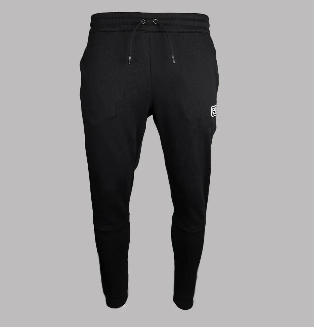 EA7 Core Identity Cotton Joggers Black - Image 2
