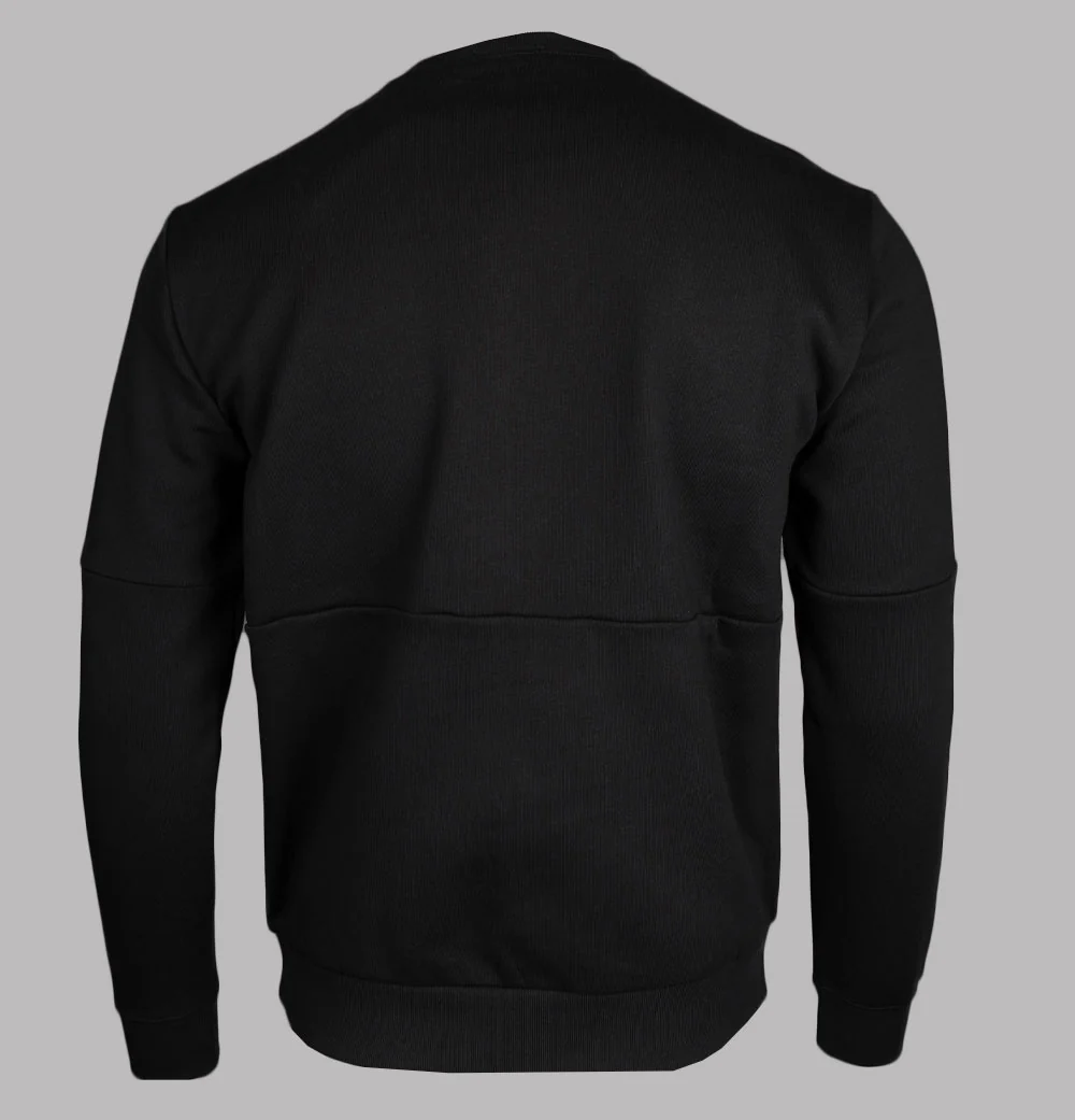 EA7 Core Identity Cotton Sweatshirt Black - Image 2