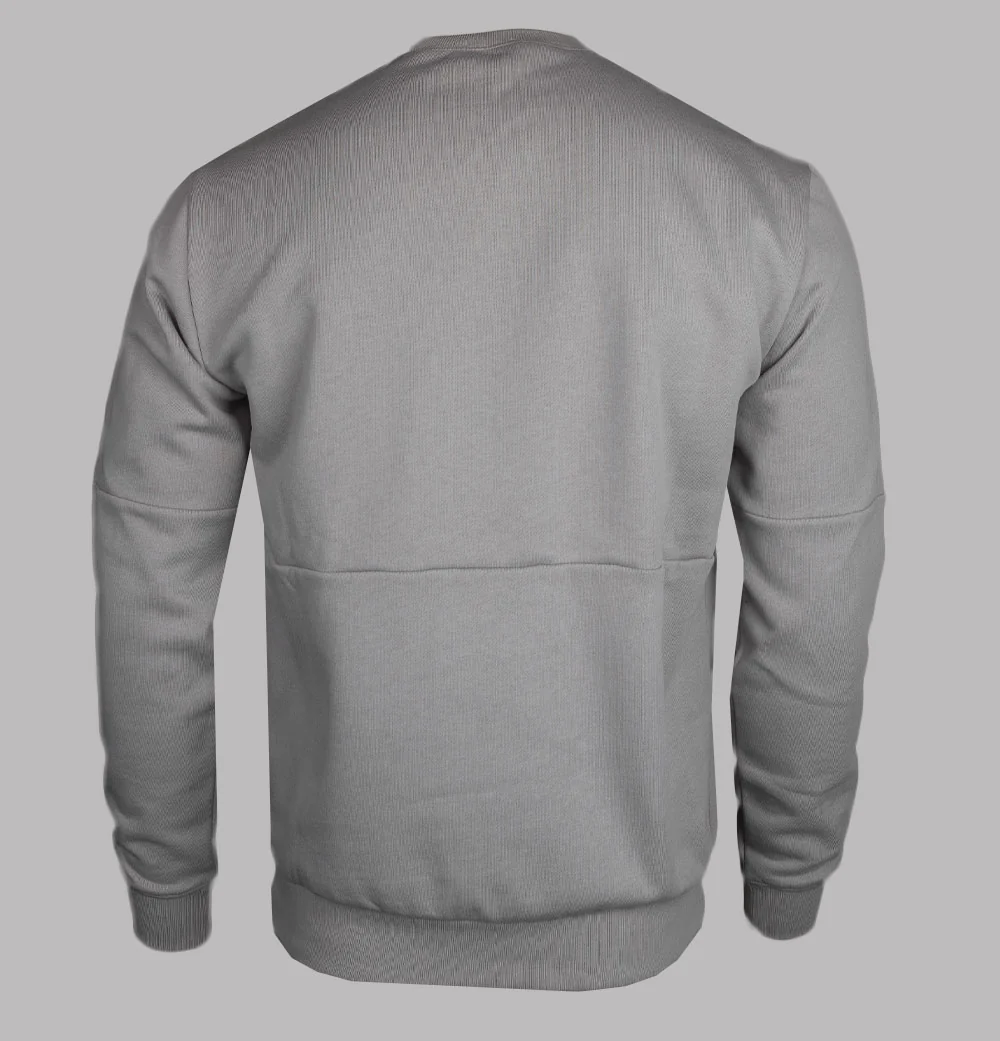 EA7 Core Identity Cotton Sweatshirt Gull Grey - Image 2