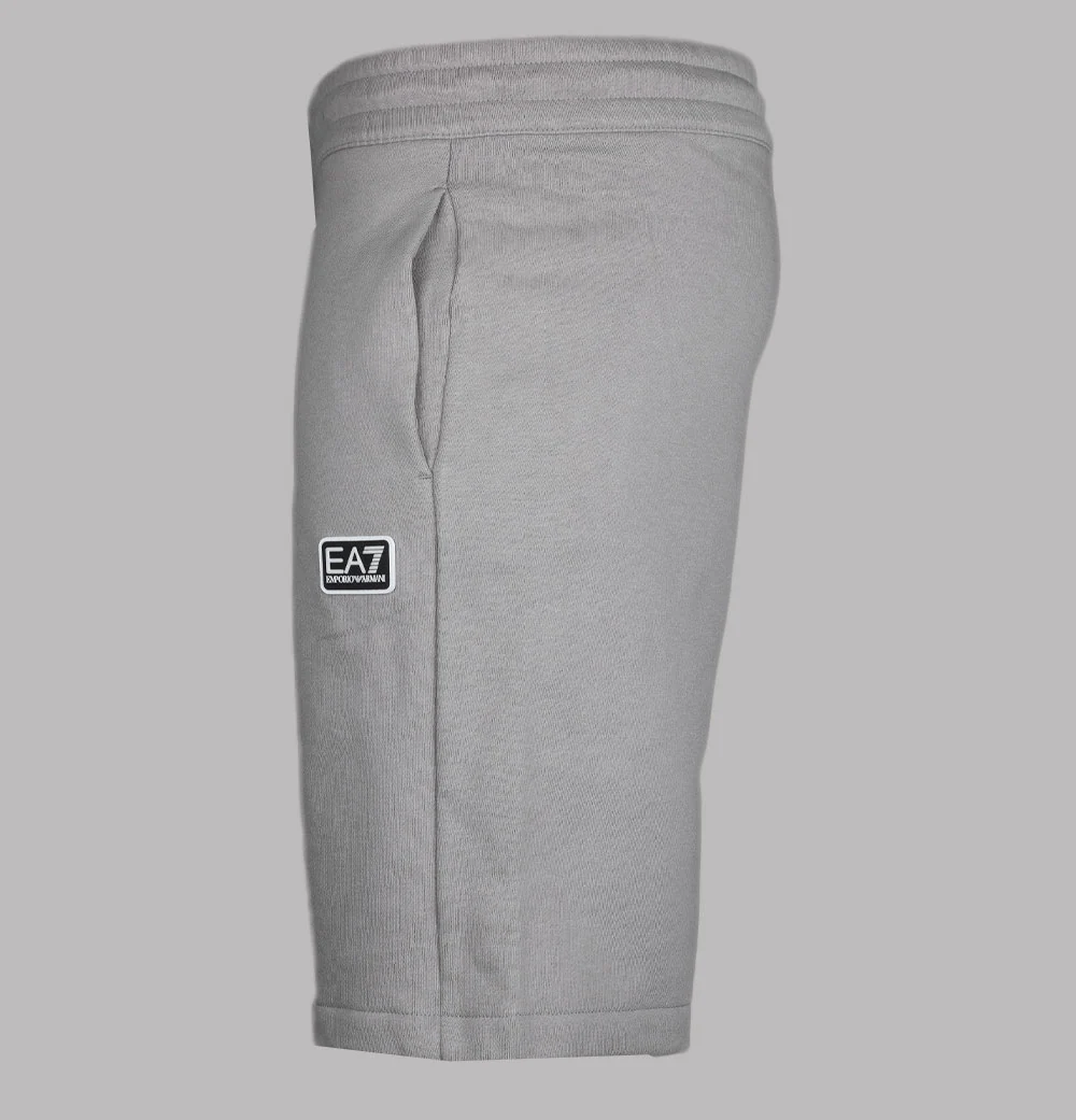 EA7 Core Identity Jogger Shorts Gull Grey - Image 2