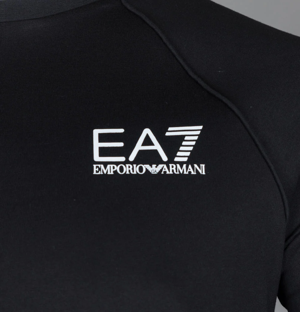 EA7 Core Identity Oversized Back Logo T-Shirt Black - Image 4
