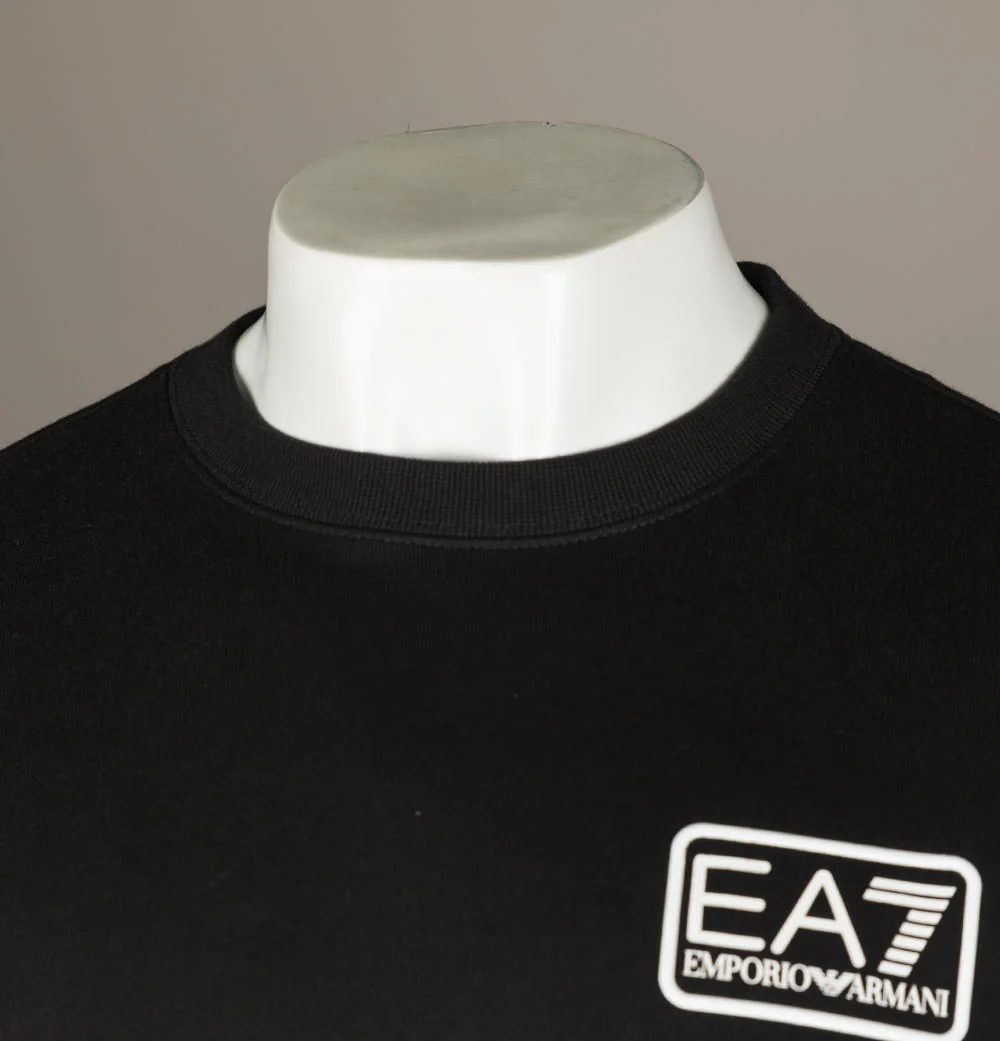 EA7 Core Identity Sweatshirt Black - Image 3