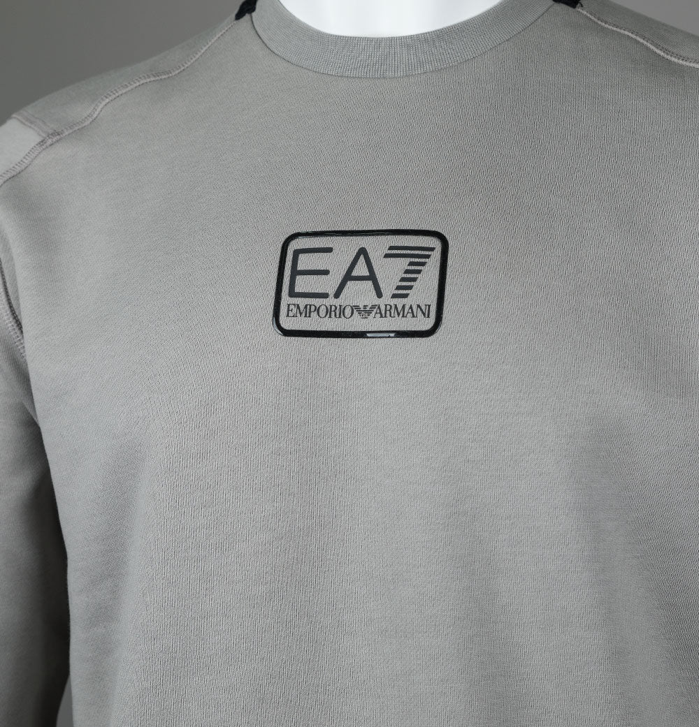 EA7 Core Sweatshirt Grey Flannel - Image 3