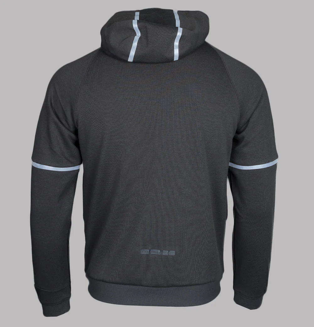 EA7 Dynamic Athlete Ventus 7 Zip Up Sweatshirt Raven - Image 2