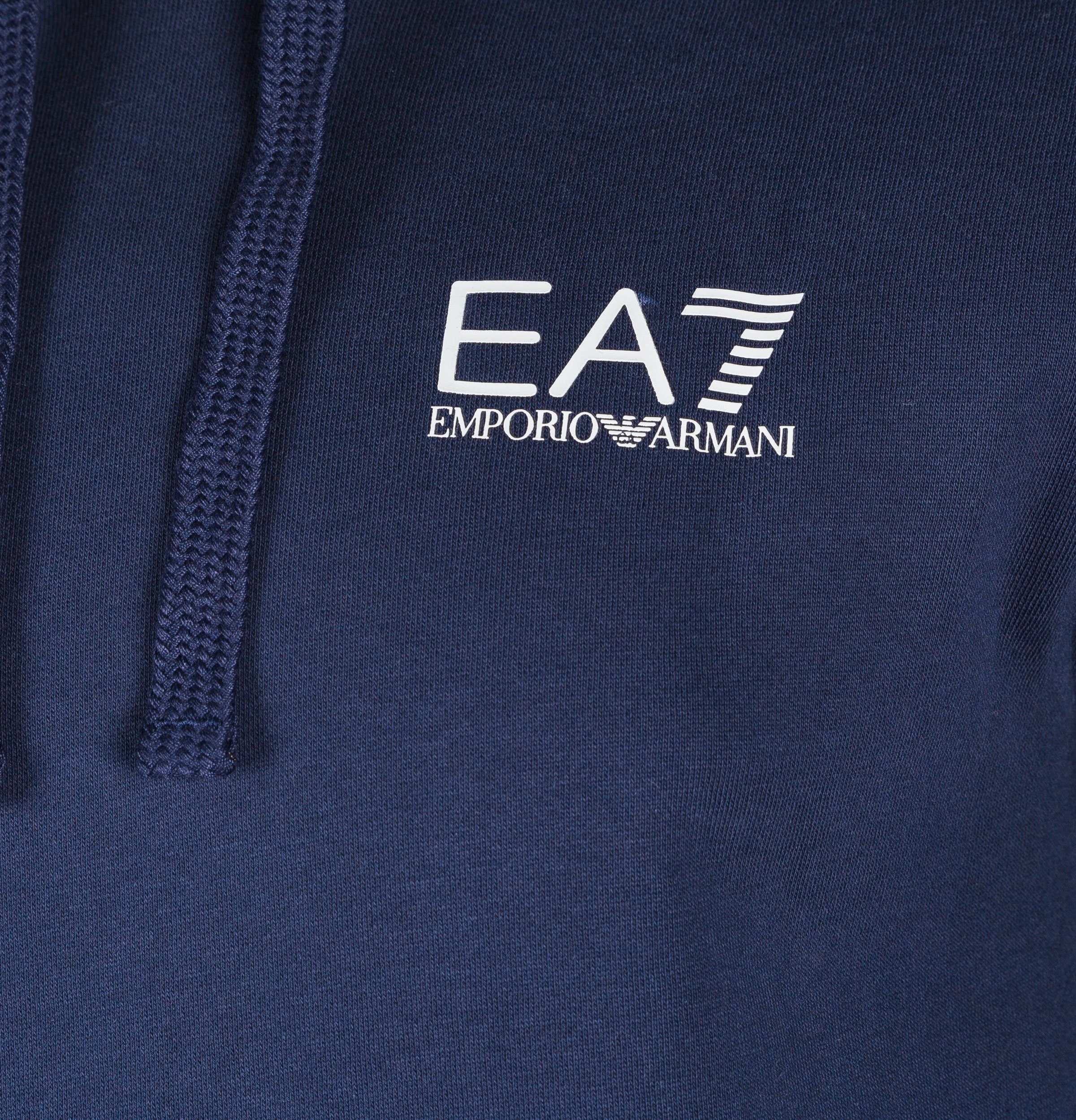 EA7 Hooded Sweatshirt Navy - Image 3