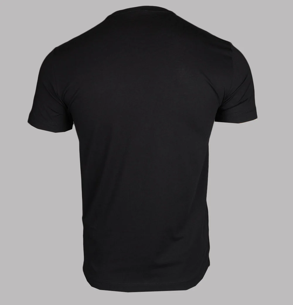EA7 Gold Badge Logo T-Shirt Black - Image 2