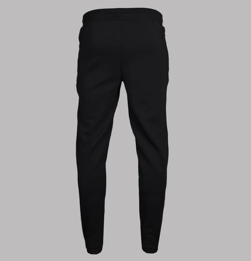 EA7 Gold Logo Joggers Black/Gold - Image 3
