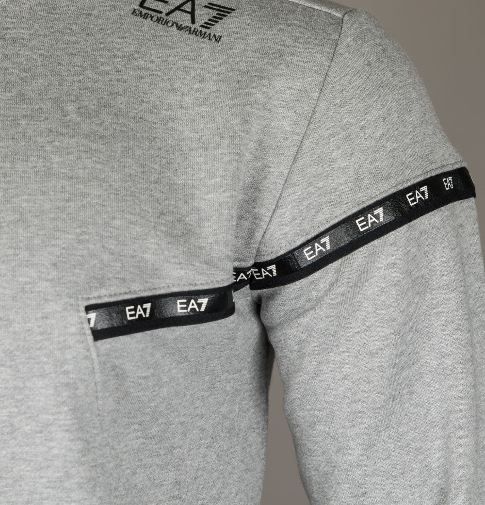 EA7 Logo Series Sweatshirt Medium Grey - Image 4