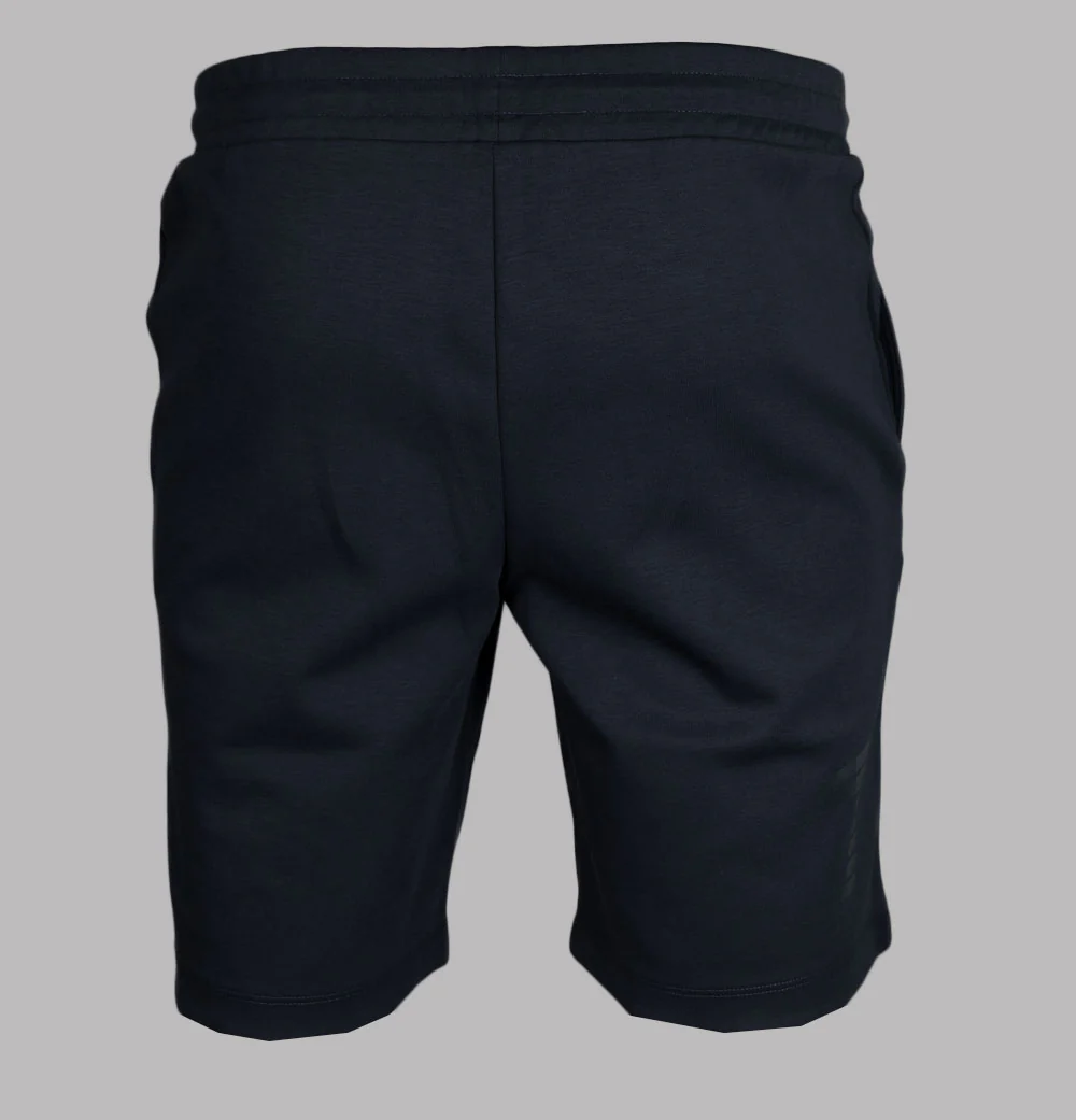 EA7 Metallic Logo Jogger Shorts Night Blue - Image 3