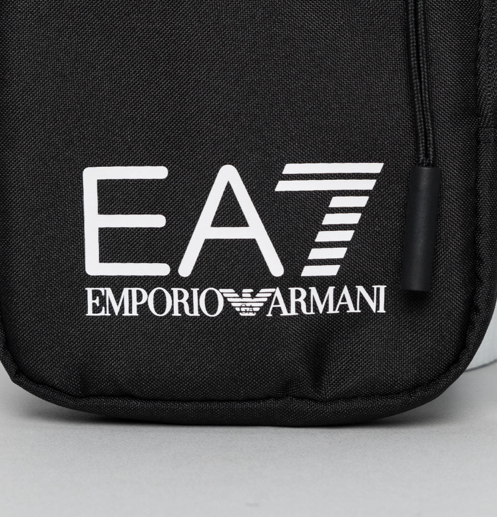 EA7 Mini Train Core Pouch Bag Black - Image 3