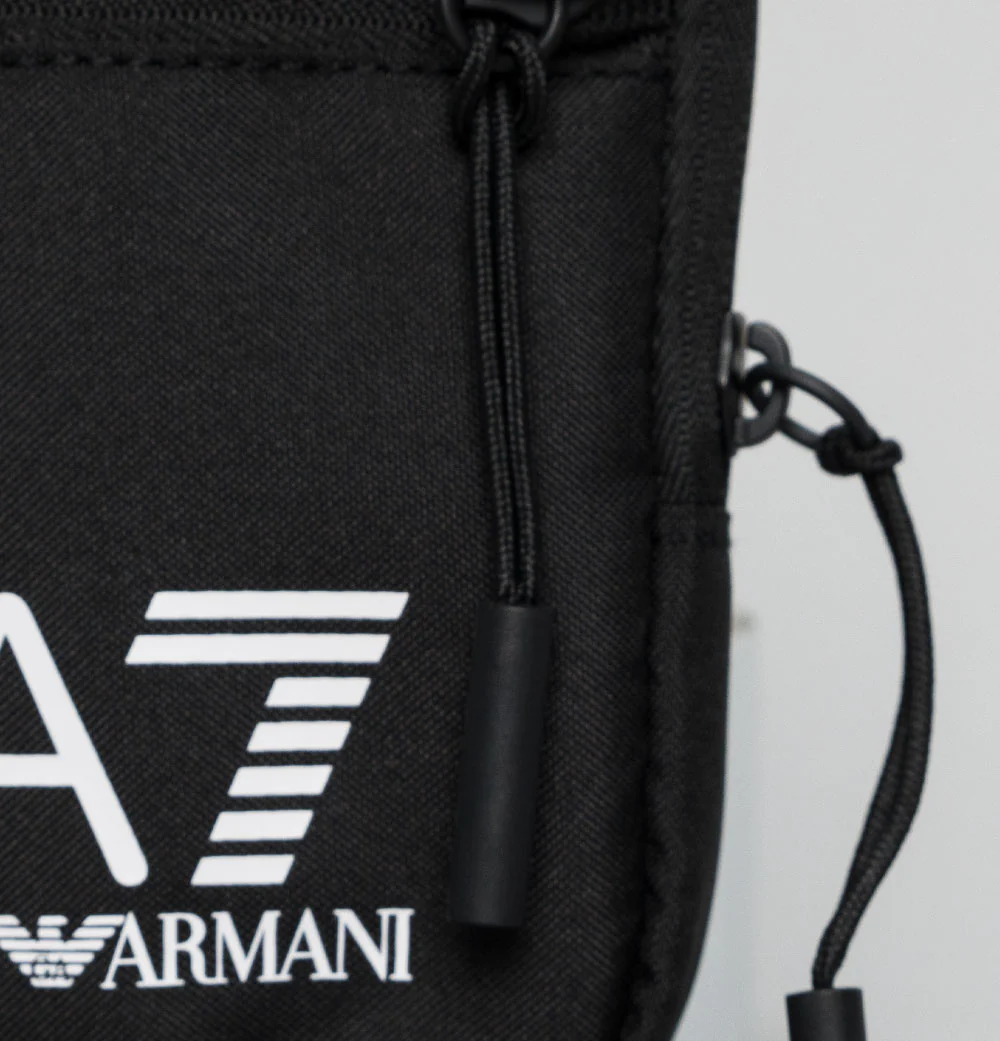 EA7 Mini Train Core Pouch Bag Black - Image 4