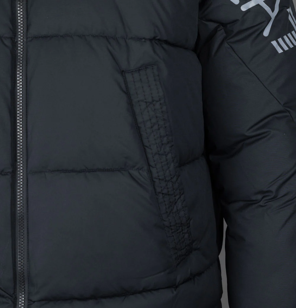 EA7 Padded Caban Coat Black - Image 6
