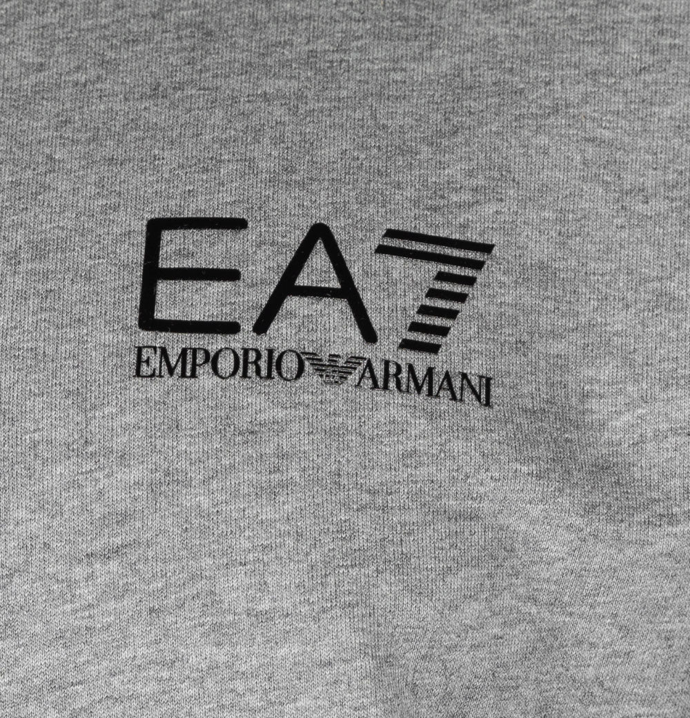 EA7 Pouch Pocket Taping Sweatshirt Medium Grey - Image 4
