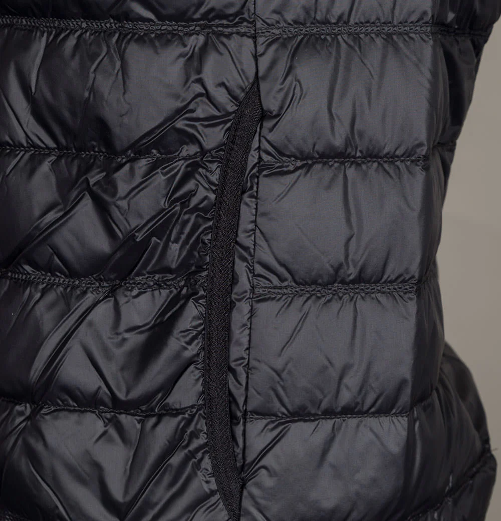 EA7 Quilted Down Gilet Black/Gold - Image 5