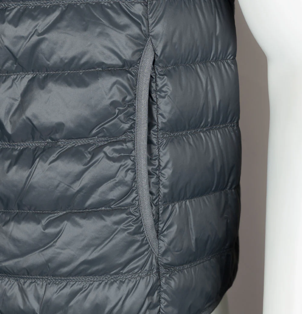EA7 Quilted Down Gilet Dark Forest - Image 5